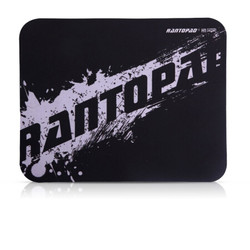 RANTOPAD 镭拓 H1mini 橡胶布面便携笔记本电脑办公鼠标垫 小号 黑色