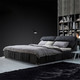 简约现代布艺床1.8米1.5米双人床小户型可拆洗 +凑单品