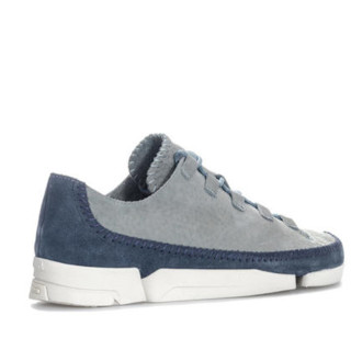 Clarks 其乐 Trigenic Flex 2系列系带平底男士休闲鞋休闲皮鞋 Navy Grey UK 10 