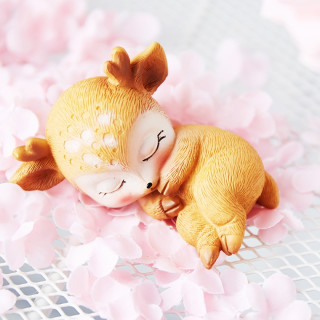 bomarolan堡玛罗兰小鹿宝宝树脂摆件单只