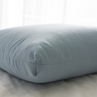 佳佰 8732846 纤维枕头 (天蓝色、单人、46×72cm、一只装、水洗枕)