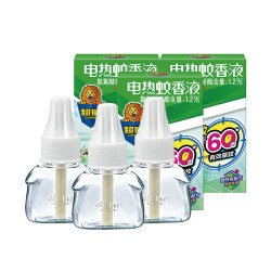 SUPERB 超威 雨后薄荷电蚊香液 40ml*3瓶 *2件