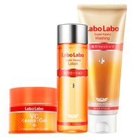 城野医生 毛孔收敛3部曲（水+洁面+面霜）深层清洁补水保湿护肤品套装