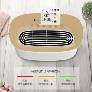 美的(Midea)空气净化器家用 净化器 除甲醛 空气净化KJ210G-C46