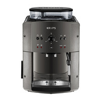 KRUPS 克鲁伯 咖啡机 欧洲原装进口意式家用商用全自动现磨豆自带奶泡器 EA810B80（黑色）