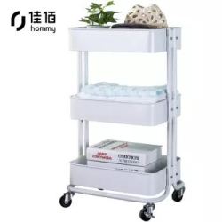 佳佰 置物架 加粗家用储物架收纳架货架 厨房置物架 43.5*33*74CM *3件