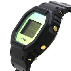 卡西欧(CASIO)手表 G-SHOCK系列经典方块运动数字显示多功能防水石英男表DW-5600BBMB-1