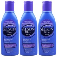 Selsun Blue 特效去屑止痒洗发水（适用于油性发质） 200ml*3瓶 