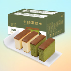 Q松 抹茶长崎蛋糕 1000g