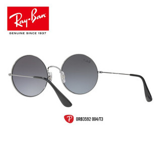 RayBan 雷朋太阳镜男女骄娇款复古渐变偏光司机镜RB3592 004/T3枪色镜框偏光灰色渐变镜片 尺寸55