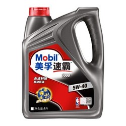 Mobil 美孚 速霸1000 合成机油 5W-40 SN级 4L