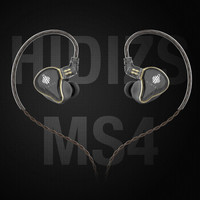 Hidizs MS4 耳机 (黑色、圈铁结合、入耳式)