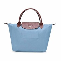 Longchamp 珑骧 Le Pliage 系列 女式 短柄中号尼龙包 1623 089 B40 雪青色 30 * 20 * 28cm