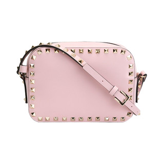 VALENTINO ROCKSTUD 方形铆钉斜挎包 白色