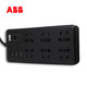 ABB新品排插六位五孔多孔USB3A输出/插线板/插排/插座/接线板AF608-885黑色