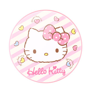 Hello Kitty 6000毫安苹果手机充电宝 iPhoneX/8/7卡通移动电源 玻璃面板超薄小巧便携 心形凯蒂