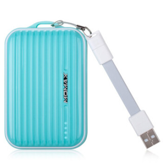 摩米士(MOMAX) iPower GO mini 梦想旅行箱移动电源/充电宝 8400mAh 湖水蓝