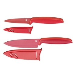WMF 福腾宝 不锈钢红色刀具两件套*2件 *2件 +凑单品