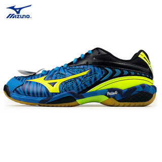 Mizuno 美津浓 SS2-6 羽毛球鞋 (蓝色、荧光黄 黑)