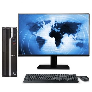 宏碁（Acer）商祺SQX4270 640N 商用办公台式电脑整机（i5-8400 4G 1T wifi Win10 三年上门）21.5英寸