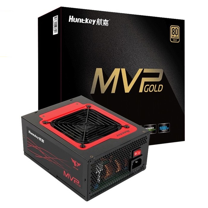 Huntkey 航嘉 MVP K1000 金牌（90%）全模组ATX电源 1000W