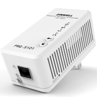 ZINWELL PWQ-5101无线电力猫单只装 500M电力线适配器上网免布线 电信IPTV连接