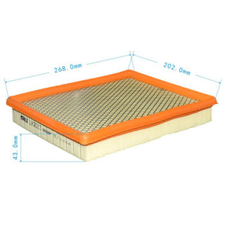 马勒（MAHLE）空气滤清器/空滤LX2013（别克老君越2.4/3.0/别克老君威 2.5/3.0（08年之前））