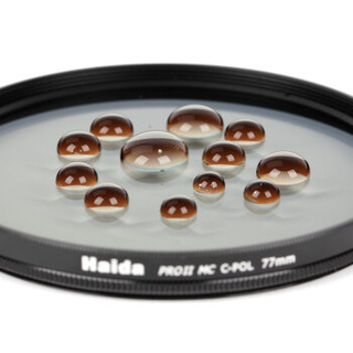 海大（Haida）HD2021 PROII 级超薄多层镀膜圆滤镜偏振镜(C-POL) 海大滤镜 62mm