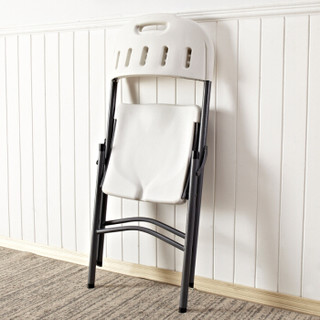 尼德（need） 会议培训便携折叠椅子 家用办公户外专用 AE90DB 白色