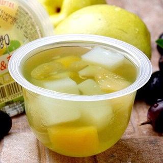喜之郎 葡萄苹果果肉果冻200g 水果味 布丁 儿童零食