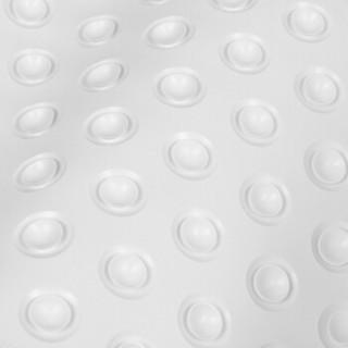 德国瑞德 RIDDER 椭圆形足底按摩浴室防滑垫 环保橡胶材质 38×89cm 白色 68101