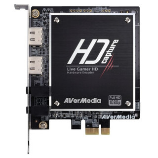 圆刚（AVerMedia）易录卡 C985 进口游戏直播视频采集卡 用电脑享受电影院画质