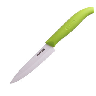 美瓷（MYCERA）陶瓷刀4寸切水果刀具 厨房小刀 瓜果刀 削皮刀 辅食刀（绿色）E4F