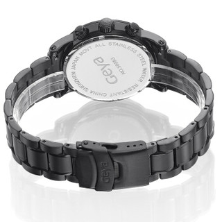 格雅(GEYA)手表 专柜同款 行者系列钢带多功能石英男表G05008GKK