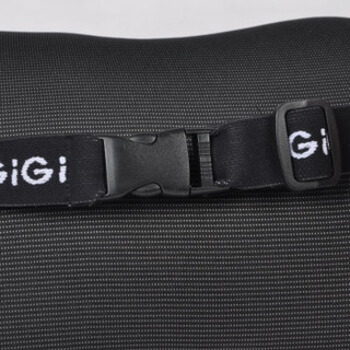 吉吉（GiGi）汽车头枕 GT-1329竹炭记忆棉骨头枕 车用护颈枕 头靠枕黑色