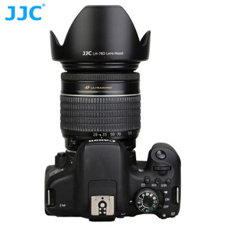 JJC EW-78D 72mm卡口遮光罩 佳能EF-S 18-200mm单反相机镜头28-200配件EOS 80D 77D 70D 60D 800D 760D 750D