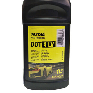 泰明顿(TEXTAR)DOT4LV升级版汽车刹车油 制动液英国进口1L装(干沸点266℃/湿沸点171℃)