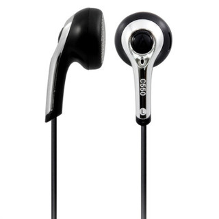 铁三角 C550 BK 铁味经典耳塞式耳机 黑色 手机耳机 音乐耳机