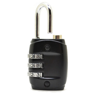 加加林JAJALIN密码锁箱包锁健身房旅行箱密码锁挂门锁JA-0M黑色