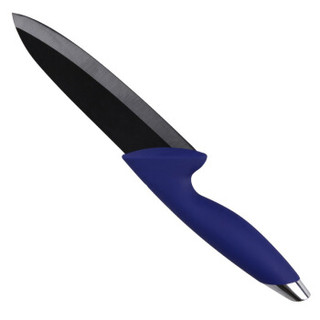 美瓷（MYCERA）6寸黑陶瓷刀具 厨师刀 厨房家用 西瓜刀 瓜果刀（蓝色）N6S-B