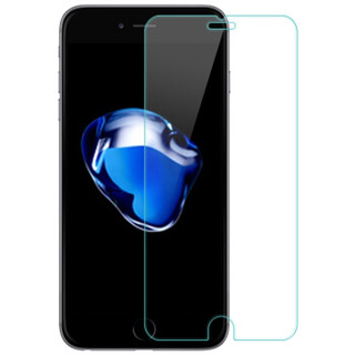 优加 苹果8plus/7 plus/6s plus钢化膜iPhone8 plus/7 plus/6s plus钢化膜 非全屏覆盖高清手机前贴膜