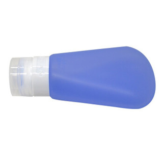 加加林 化妆品分装瓶洗漱旅行分装瓶收纳硅胶瓶 洗漱包配件60mL蓝色JA108