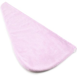 三利 干发帽 柔软强吸水速干擦头发毛巾 便携式可爱洗发包头巾浴帽 浅粉色