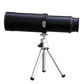 捷昇 望远镜 单筒高清高倍微光夜视非红外线 户外观鸟镜10X50 T-05