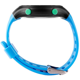 宜准(EZON)手表户外运动超薄手表学生电子计步防水功能男表黑色L008蓝