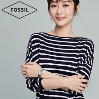 FOSSIL ES3894 女士石英手表 26mm 不锈钢 圆形