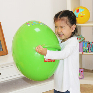 费雪（Fisher Price）儿童玩具球 宝宝健身球 蛋形跳跳球（红色 赠充气脚泵）F0706H4