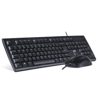 达尔优（dare-u）LK140T 键鼠套装 有线套装 办公键盘