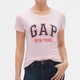 GAP 盖璞 254129 女士Logo徽标基本款短袖针织T恤