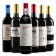 奔富红酒 澳洲原瓶进口BIN2 南非沃特 法国波尔多红葡萄酒750ml 6支组合装